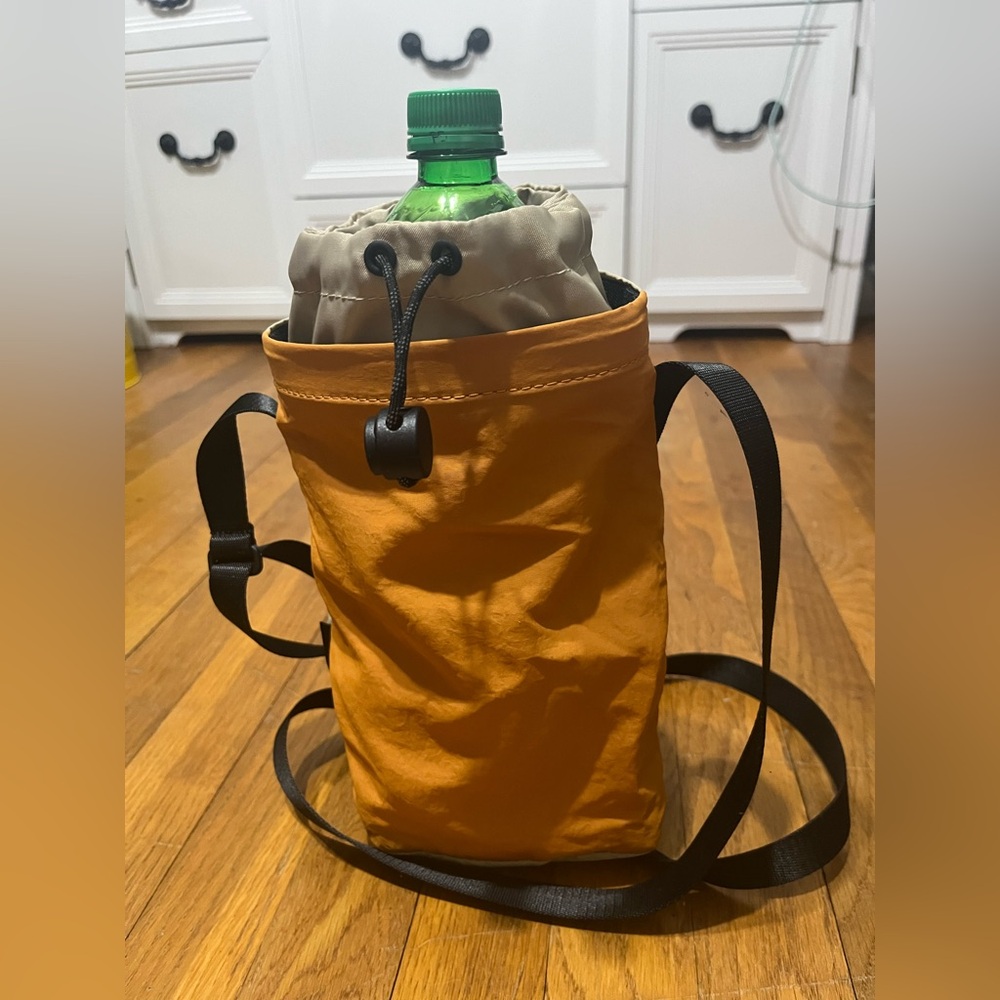 Lululemon Orange Water Bottle Holder Bag